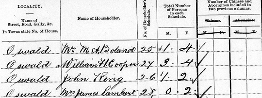 New South Wales 1891 Census